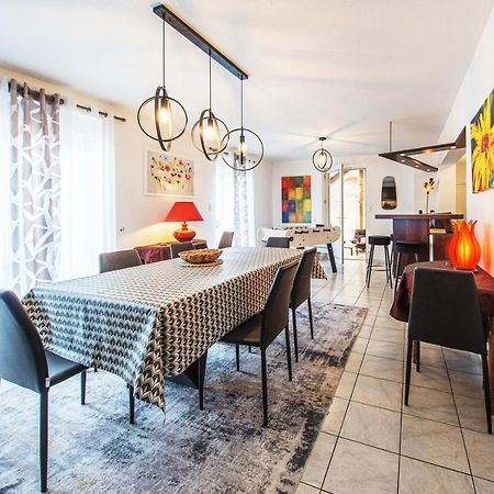 La Coquette ! Maison Au Coeur De La Bresse Avec Veranda Barbecue Garage Baby-Foot Et Barre De Son Exterior foto