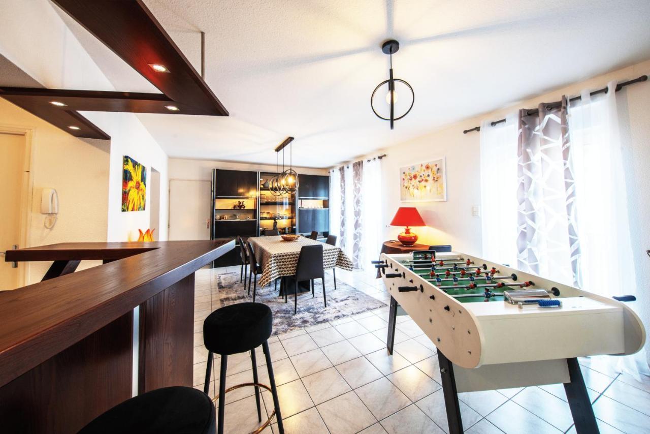 La Coquette ! Maison Au Coeur De La Bresse Avec Veranda Barbecue Garage Baby-Foot Et Barre De Son Exterior foto